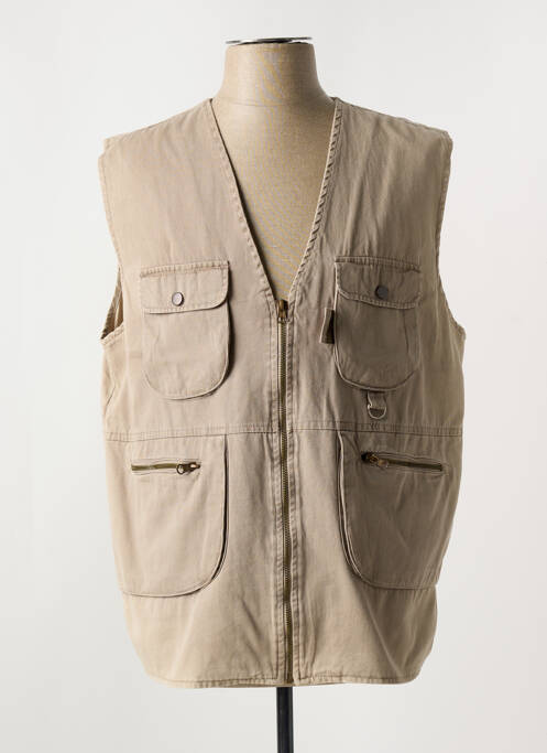 Vestă fără mâneci maro LOUIS VICTOR bărbat