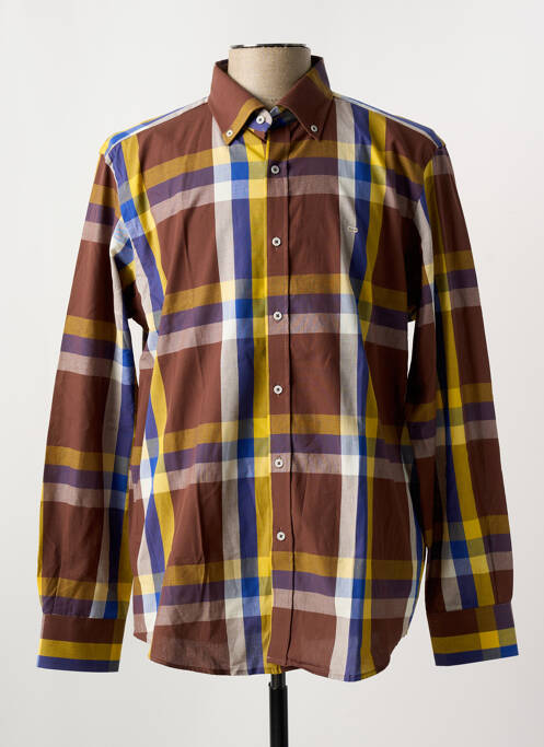 Cămașă cu mâneci lungi maro CARLOS CORDOBA bărbat