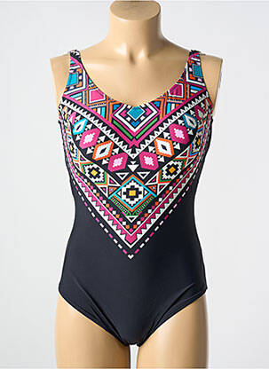 Costum de baie dintr-o singură piesă imprimeu fantezie negru TAMOURÉ femeie