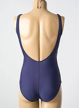 Costum de baie dintr-o singură piesă imprimeu fantezie top sutien modelat albastru TAMOURÉ femeie