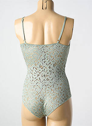 Body de lenjerie elasticitate verde ANCONA femeie