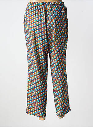Pantalon drept țesătură crep mărime normală maro WALTRON femeie