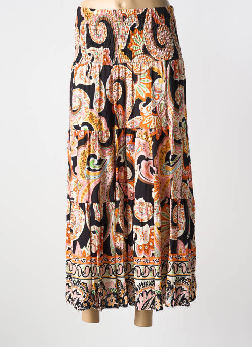 Fustă midi negru LAGON BLEU femeie