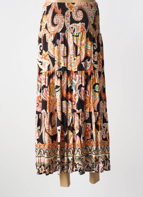 Fustă midi negru LAGON BLEU femeie