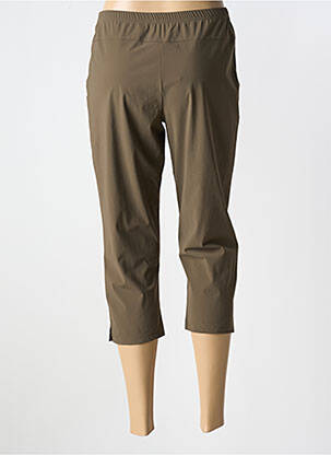 Pantalon trei sferturi croială dreaptă verde MERI & ESCA femeie