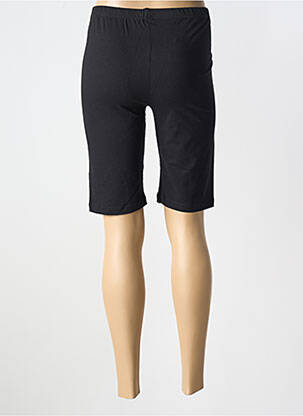 Pantalon de ciclism talie elastică negru MXO femeie