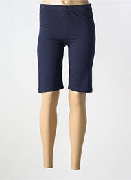 Pantalon de ciclism talie elastică albastru MXO femme