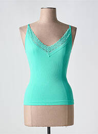 Top elasticitate bretele subțiri verde OUNO femme