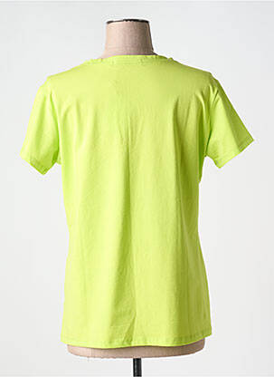 Tricou guler în v mâneci scurte verde S.QUISE femeie