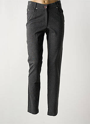 Pantalon slim talie elastică mărime normală gri GREGORY PAT femeie