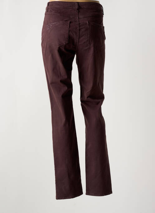 Pantalon slim maro GUY DUBOUIS femeie