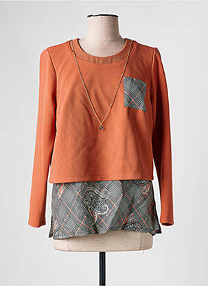 Tunică mâneci lungi portocaliu GREGORY PAT femeie