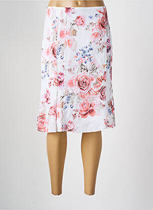 Fustă midi alb FRANK WALDER femeie