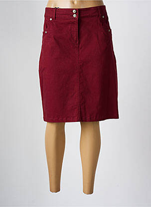 Fustă midi roșu THALASSA femeie