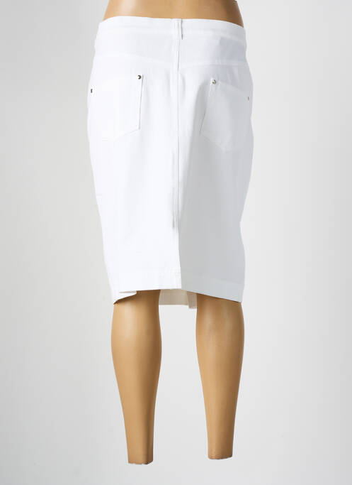 Fustă midi alb FABER femeie