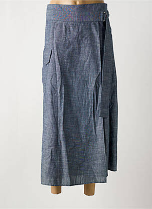 Fustă lungă albastru ELENA MIRO femeie