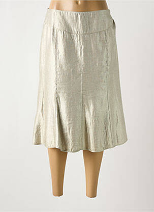 Fustă midi auriu FRANCE RIVOIRE femeie