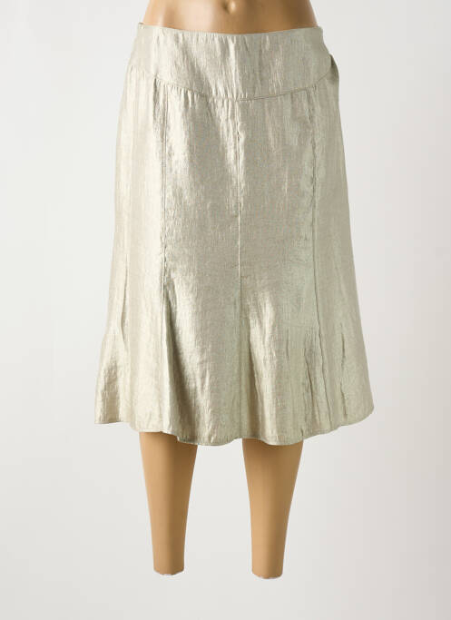 Fustă midi auriu FRANCE RIVOIRE femeie