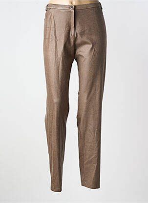 Pantalon slim elasticitate mărime normală maro MERI & ESCA femeie