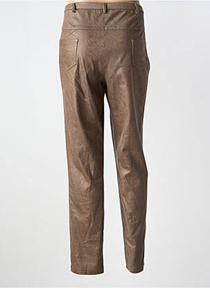Pantalon slim elasticitate mărime normală maro MERI & ESCA femeie