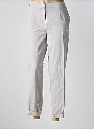 Pantalon drept gri ELENA MIRO femeie