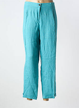 Pantalon drept albastru ELENA MIRO femeie