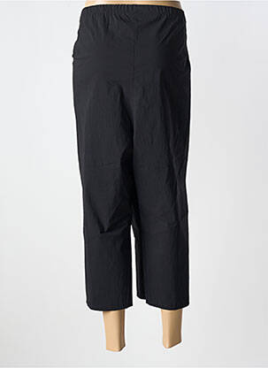Pantalon trei sferturi croială dreaptă mărime normală negru CHALOU femeie