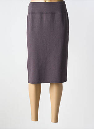 Fustă midi gri LUCIA femeie