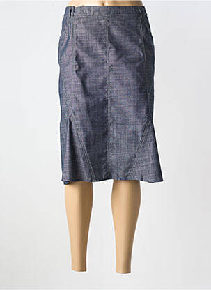 Fustă midi albastru FRANCE RIVOIRE femeie