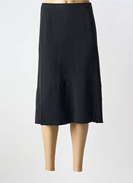 Fustă midi elasticitate negru FRANCOISE F femme