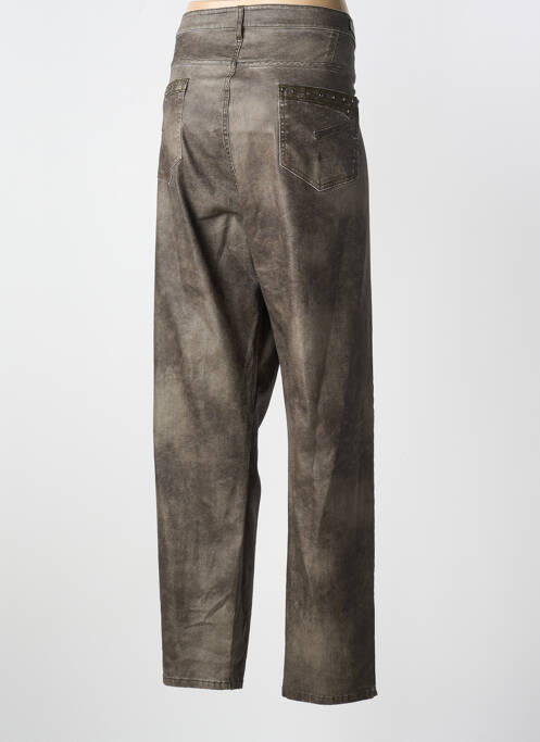 Pantalon slim maro FRED SABATIER femeie