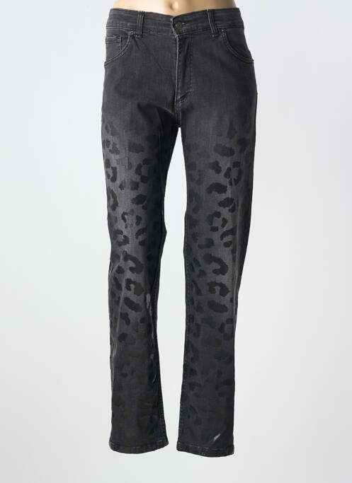 Blugi cu croială dreaptă negru SOPHIA CURVY femeie