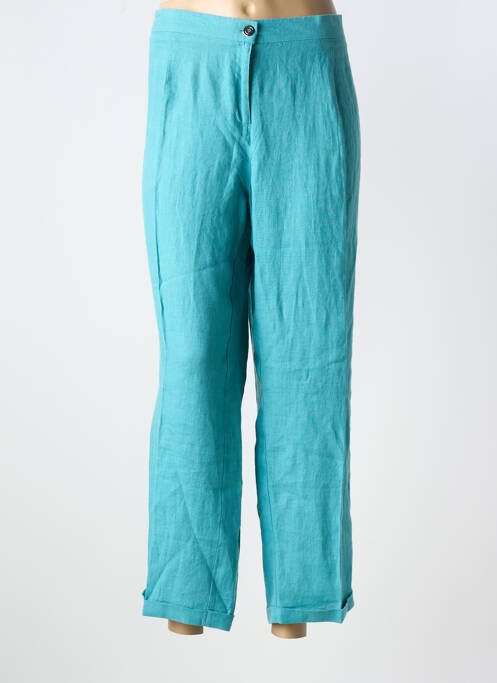 Pantalon drept albastru ELENA MIRO femeie