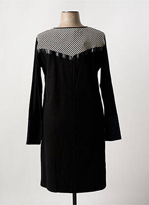Rochie midi mâneci lungi mâneci lungi negru FRED SABATIER femeie