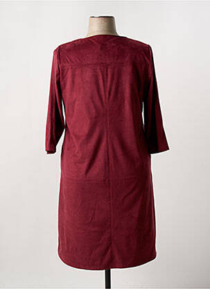 Rochie midi mâneci 3/4 mâneci 3/4 roșu FRED SABATIER femeie