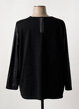 Top elasticitate mâneci lungi negru MERI & ESCA femeie