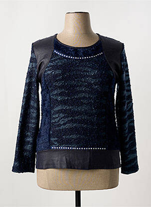 Top albastru FRANCE RIVOIRE femeie