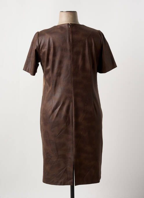 Rochie midi maro JEAN DELFIN femeie