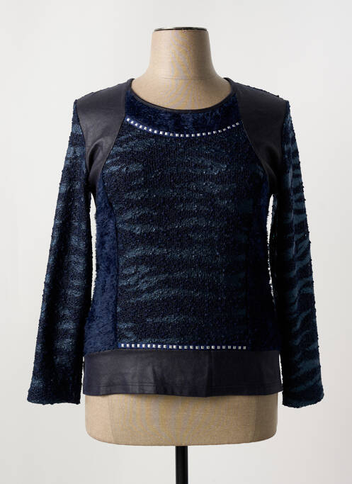 Top albastru FRANCE RIVOIRE femeie