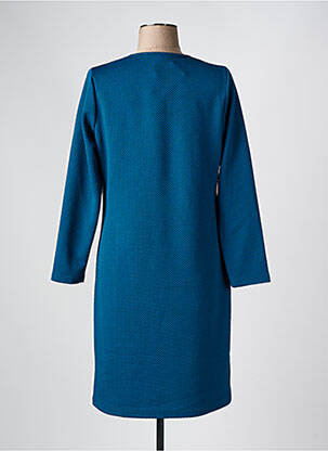 Rochie midi mâneci lungi mâneci lungi albastru MERI & ESCA femeie
