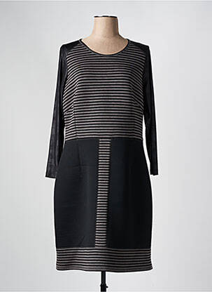 Rochie midi mâneci lungi mâneci lungi negru MERI & ESCA femeie