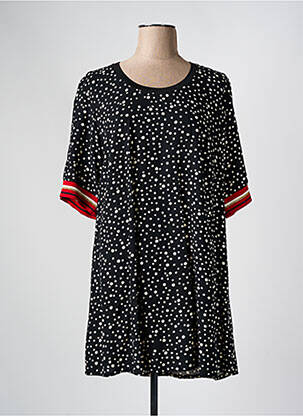 Tunică mâneci scurte negru CHALOU femeie