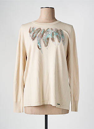 Pulover bej PURE BY LUCIA femeie