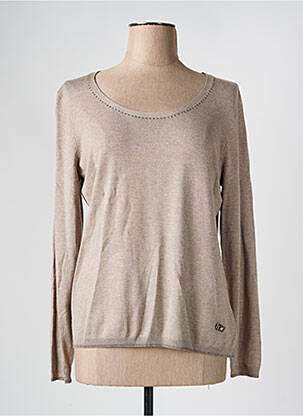 Pulover bej ELENA MIRO femeie