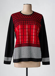 Pulover croială cambrată mâneci lungi negru SAINT CHARLES femme