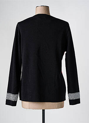 Pulover croială cambrată mâneci lungi negru SAINT CHARLES femeie