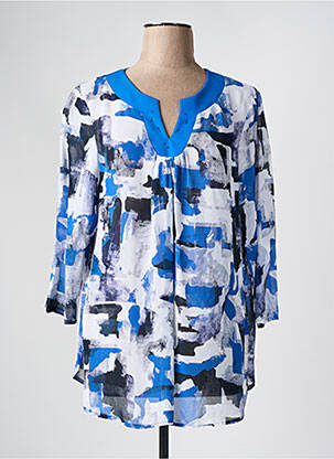 Tunică mâneci lungi albastru FRANK WALDER femeie