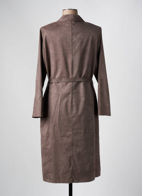 Jachete casual țesătură suedină maro FRANCE RIVOIRE femme