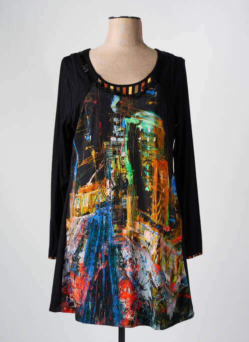 Tunică mâneci lungi negru FRED SABATIER femeie