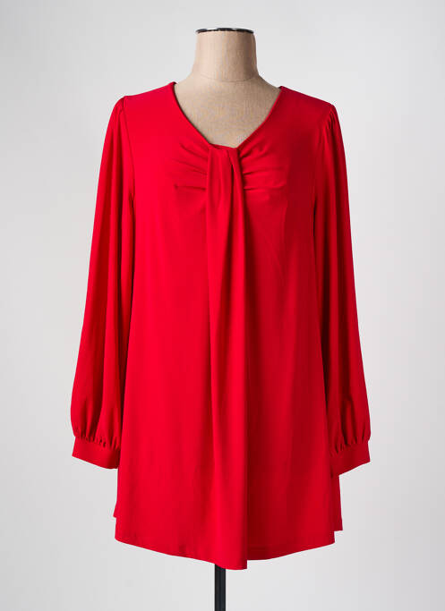 Tunică mâneci lungi roșu YOEK femeie